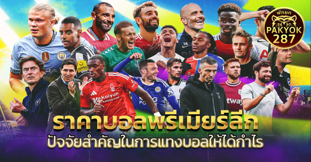 ราคาบอลพรีเมียร์ลีก