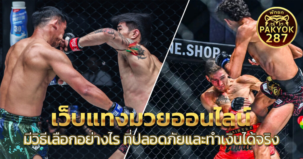 เว็บแทงมวยออนไลน์