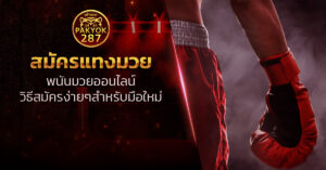 สมัครแทงมวย