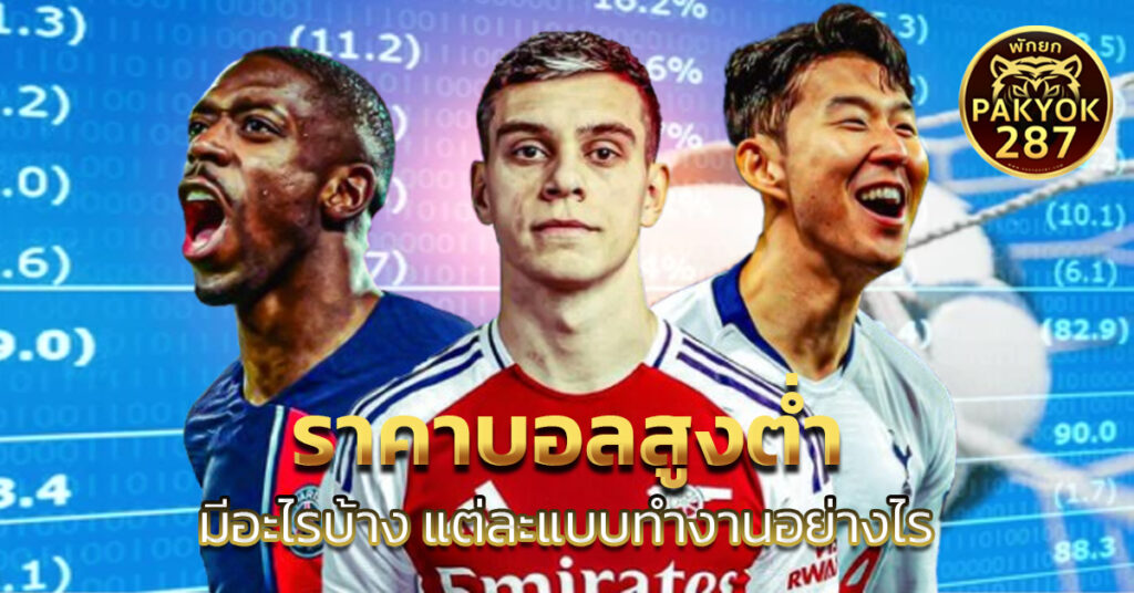 ราคาบอลสูงต่ำ