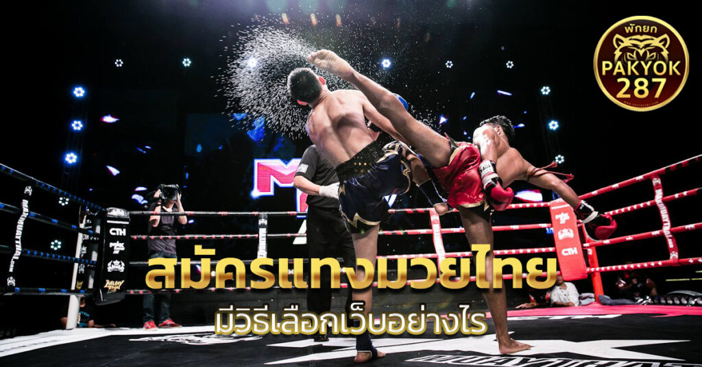 สมัครแทงมวยไทย