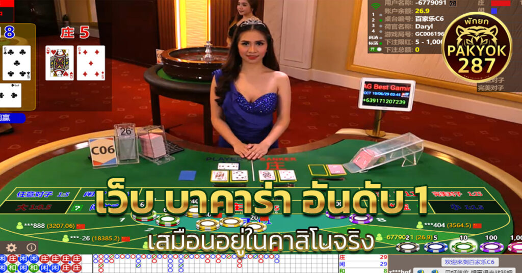 เว็บ บาคาร่า อันดับ 1 