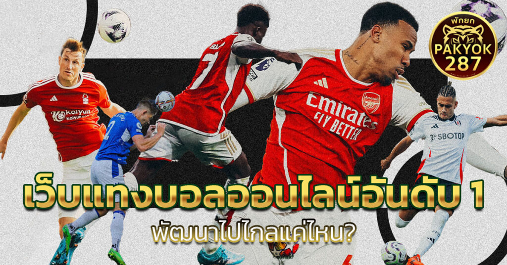 เว็บแทงบอลออนไลน์อันดับ 1 