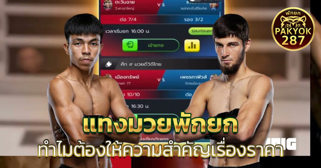 แทงมวยพักยก