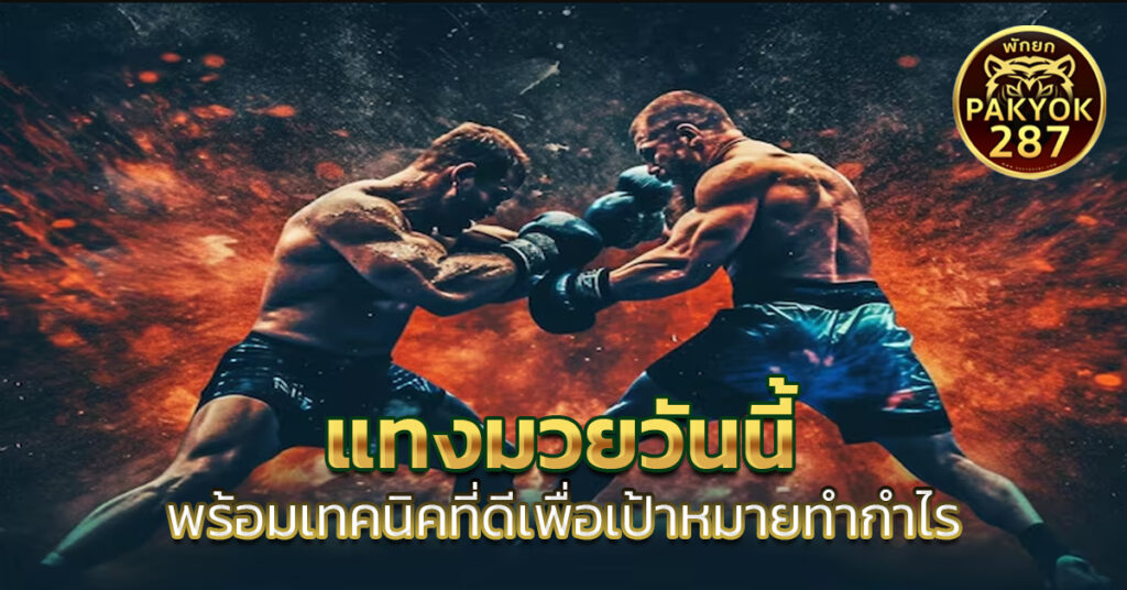 แทงมวยวันนี้