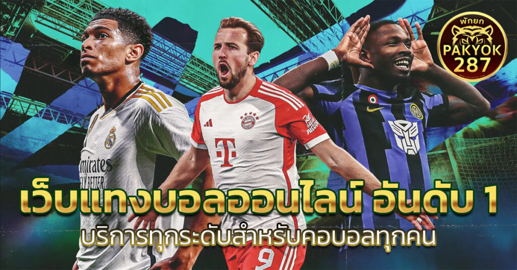 เว็บแทงบอลออนไลน์ อันดับ 1