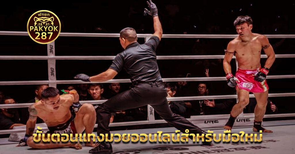 ขั้นตอนแทงมวยออนไลน์